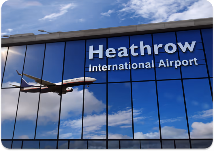 Heathrow International Airport terminal