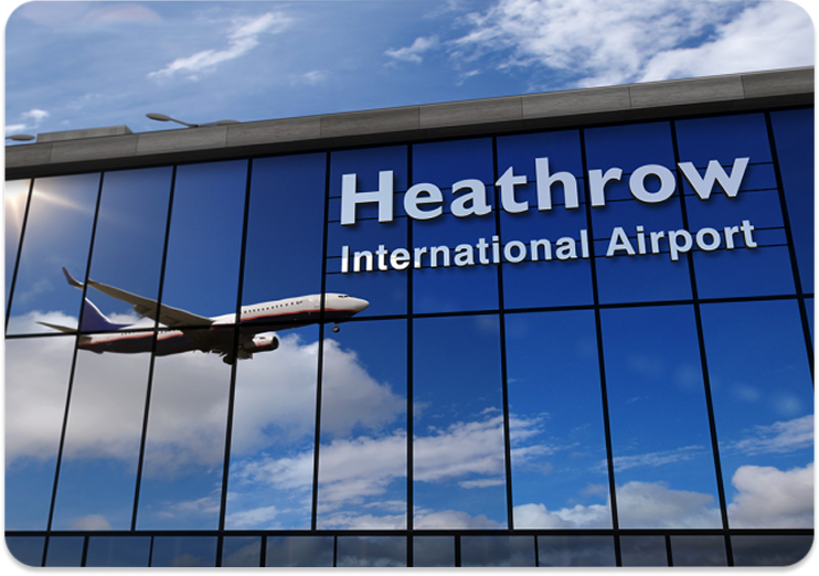 Heathrow International Airport terminal
